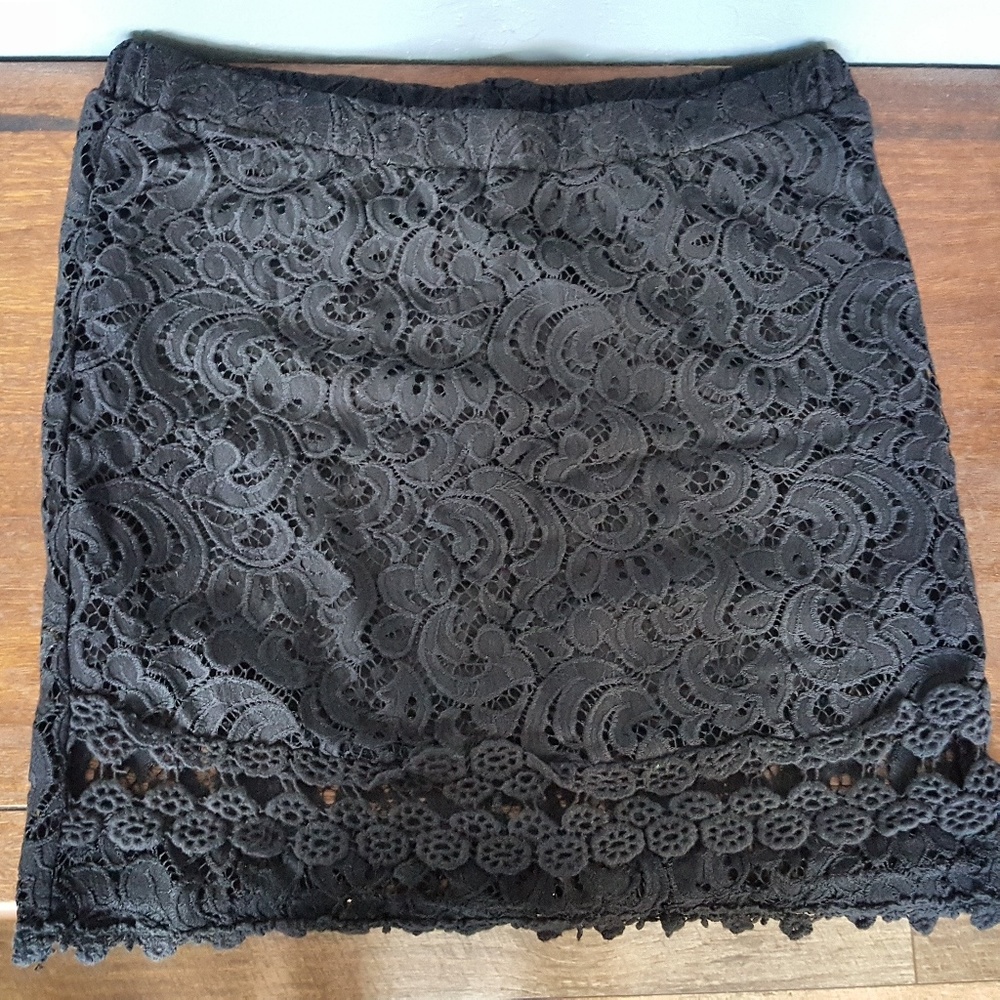 Black Lacey Skirt